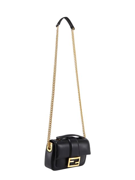 fendi baguette mini chain shoulder bag